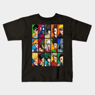 Anime vs Anime (Version 1) Kids T-Shirt